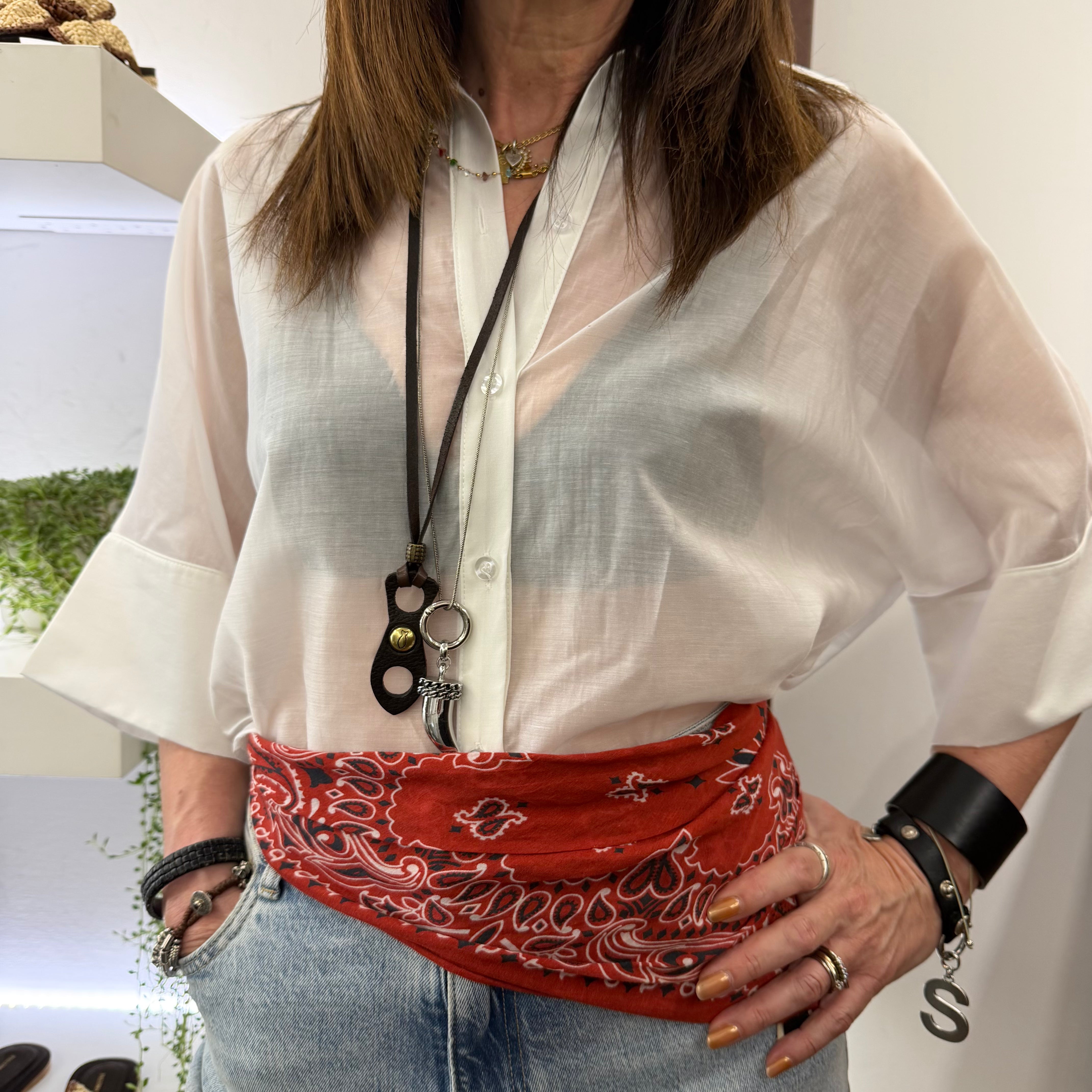 Camicia bianca PAPAVERO