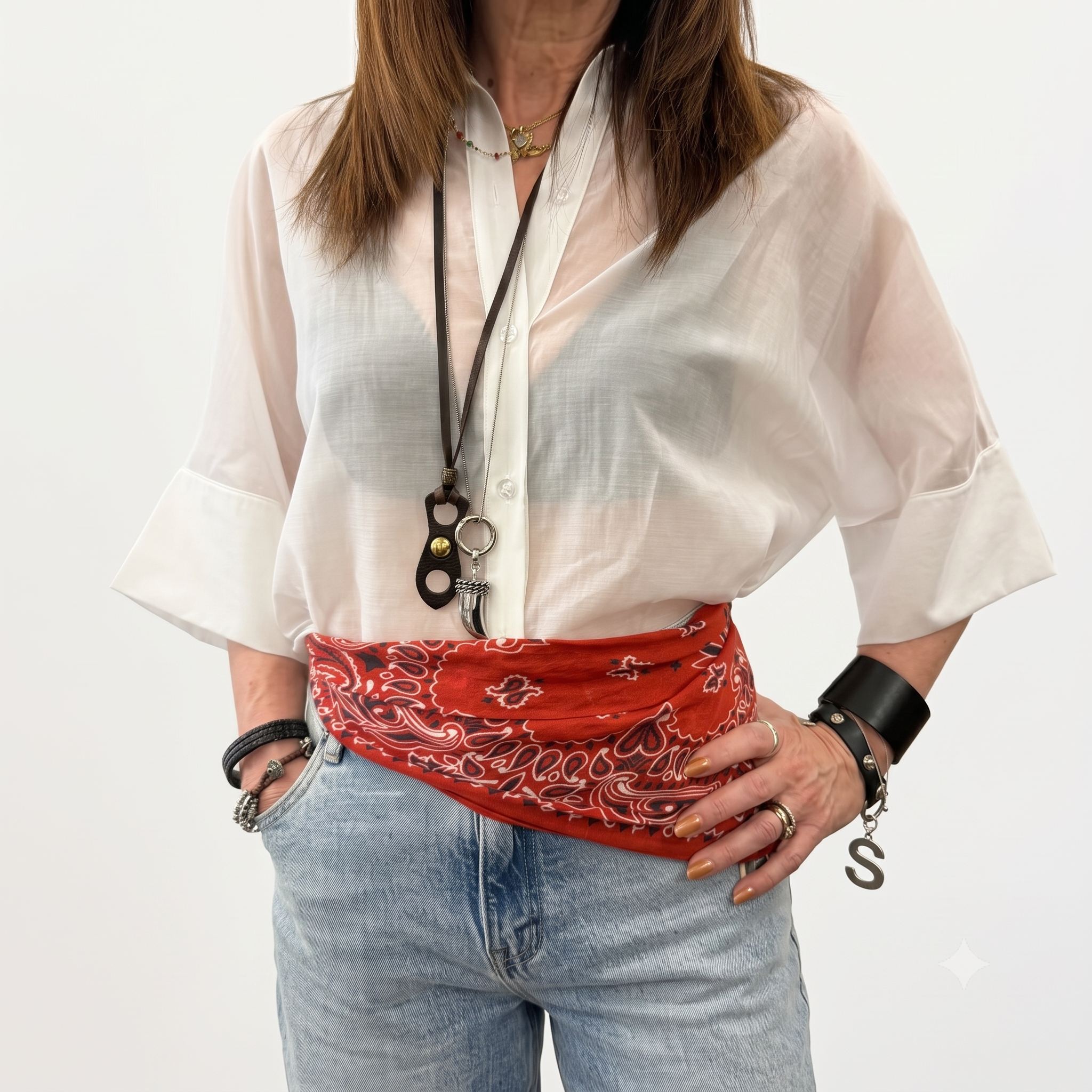 Camicia bianca PAPAVERO