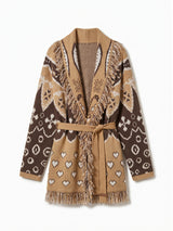 Cardigan CUORI E FRANGE