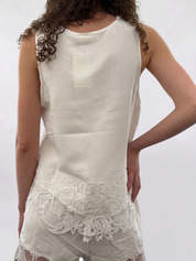 Completo top e bermuda SUNNY pizzo
