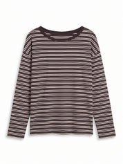 Maglia long sleeve righe