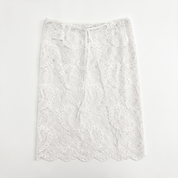 Pareo pizzo bianco