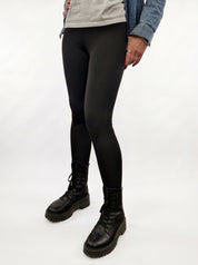 Black stretch leggings