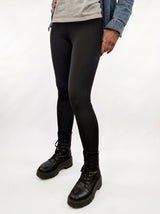 Black stretch leggings