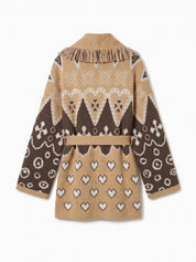 Cardigan CUORI E FRANGE