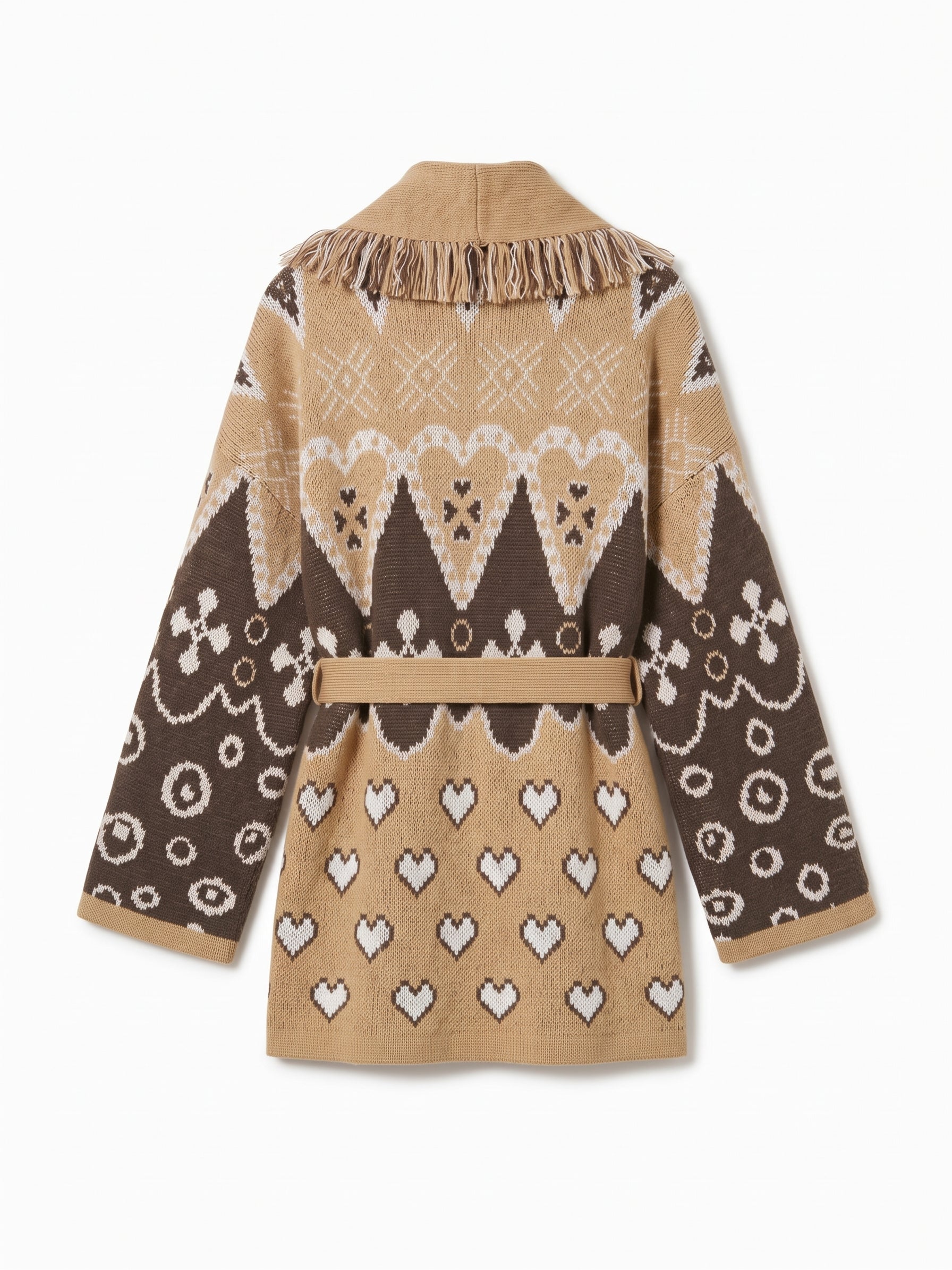 Cardigan CUORI E FRANGE