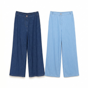 Kikisix pantalone MARTA jeans in cotone LEGGERISSIMO