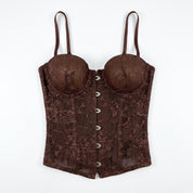 Corsetto con pizzo moro