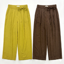 Pantalone gamba larga effetto SETA LAVATA