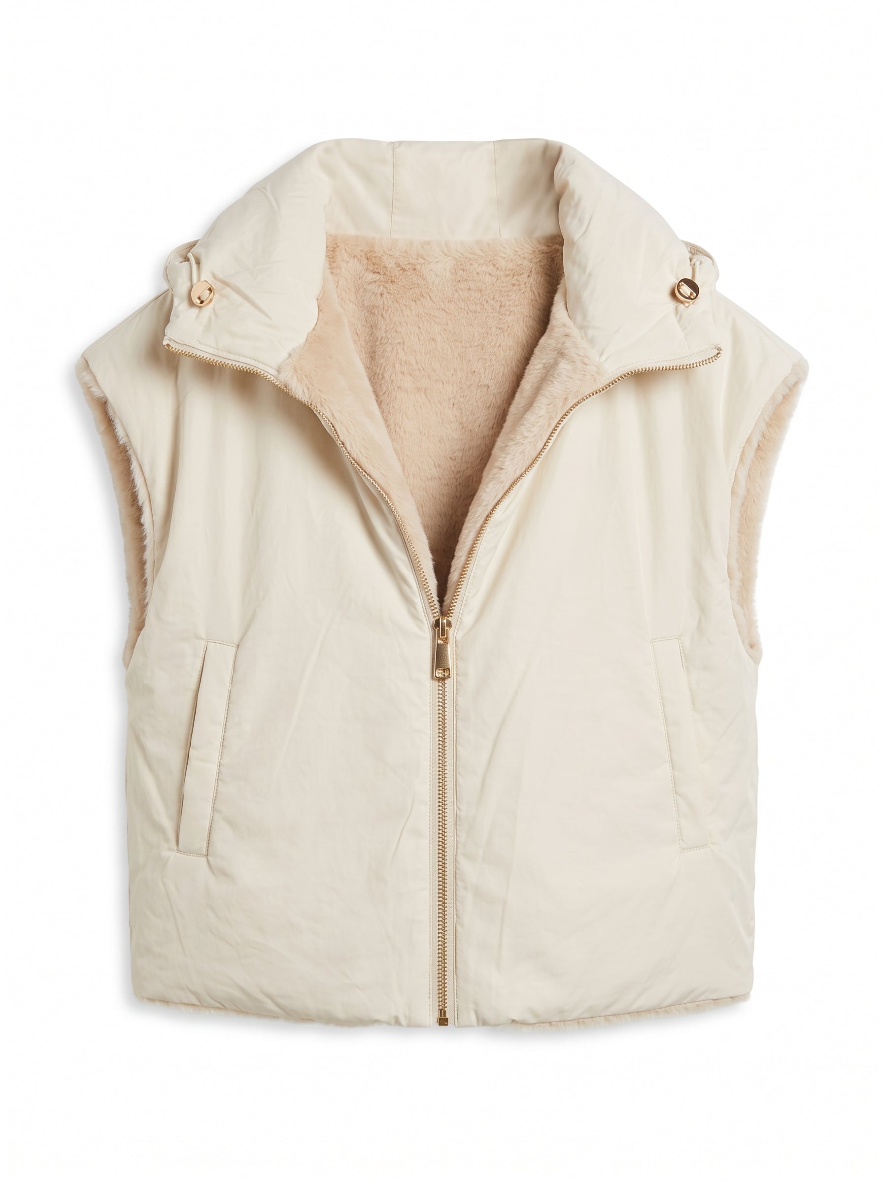 Gilet REVERSIBILE in ecofur
