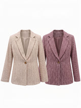 Giacca tessuto spinato