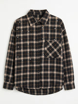 Camicia Check Strass