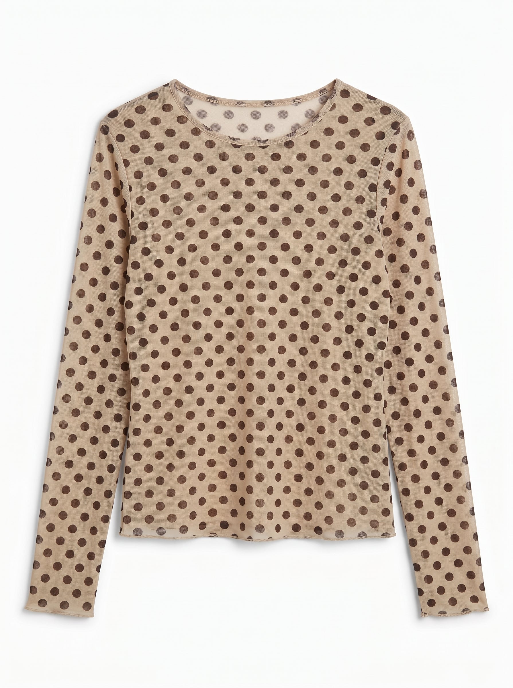 Maglia POIS collo barca cachemire