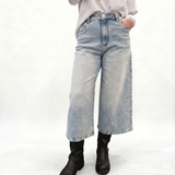 Pantalone jeans BERMUDA LUNGO DENIM BAGGY
