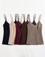 Canotta  in satin madeline