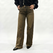 Pantalone jeans IMIMY  lavaggio cuoio