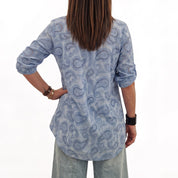Camicia/abito  sangallo celeste