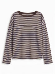 Maglia long sleeve righe