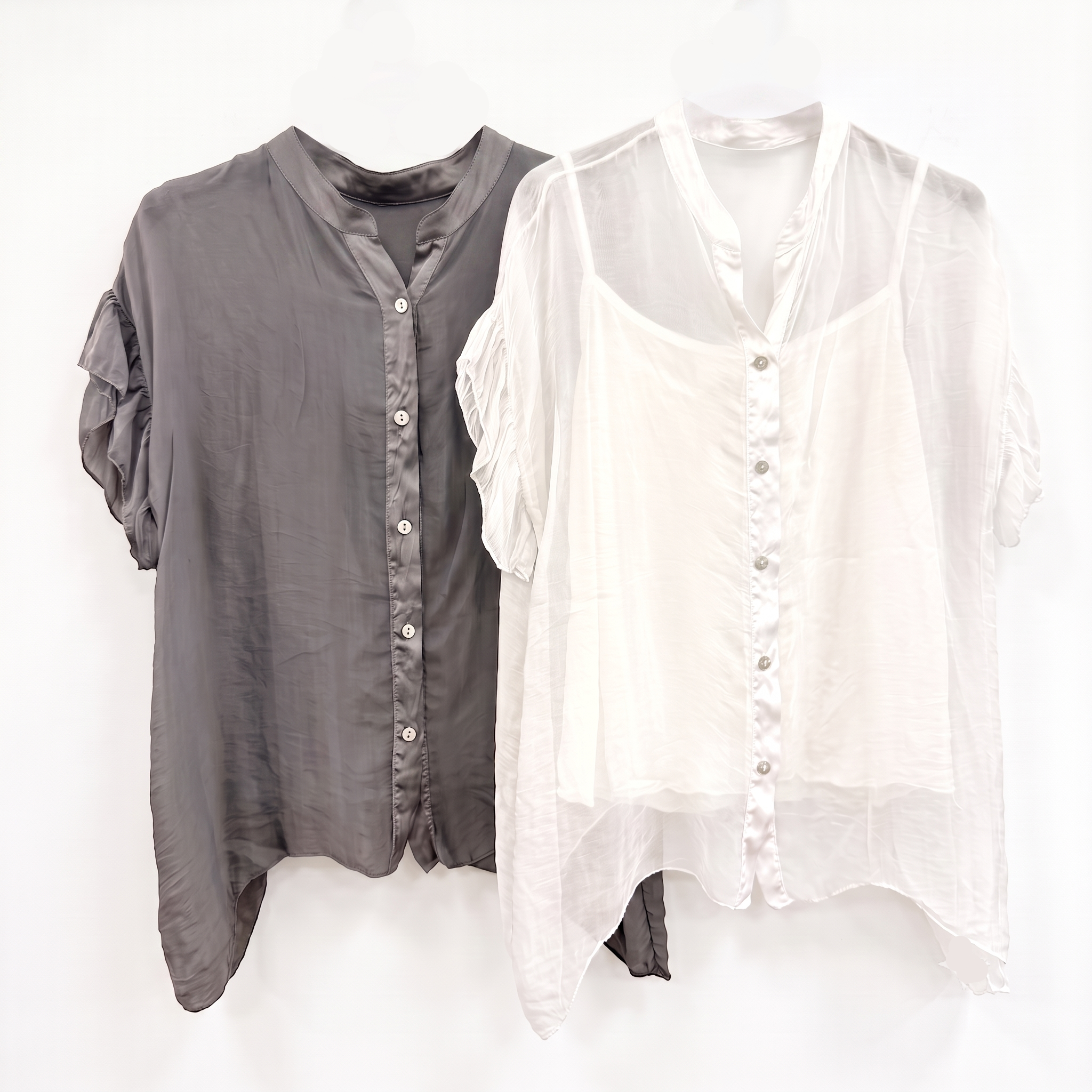 Camicia SAMIRA maniche arruffate