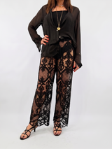 Pantaloni SUNNY pizzo nero
