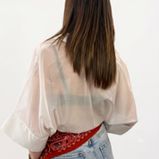 Camicia bianca PAPAVERO
