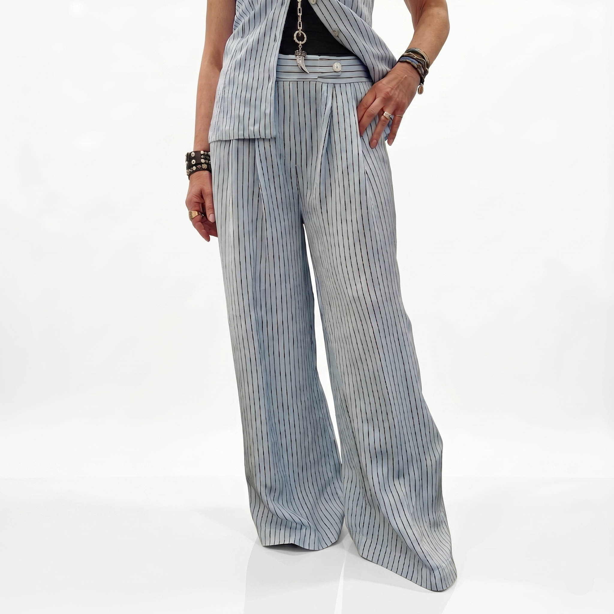 Pantalone a righe