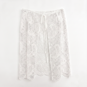 Pareo pizzo bianco