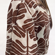 Camicia MISTO SETA FANTASIA MARRONE