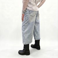Pantalone jeans BERMUDA LUNGO DENIM BAGGY