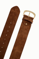 Kikisix cintura suede FIBBIA WHISKY