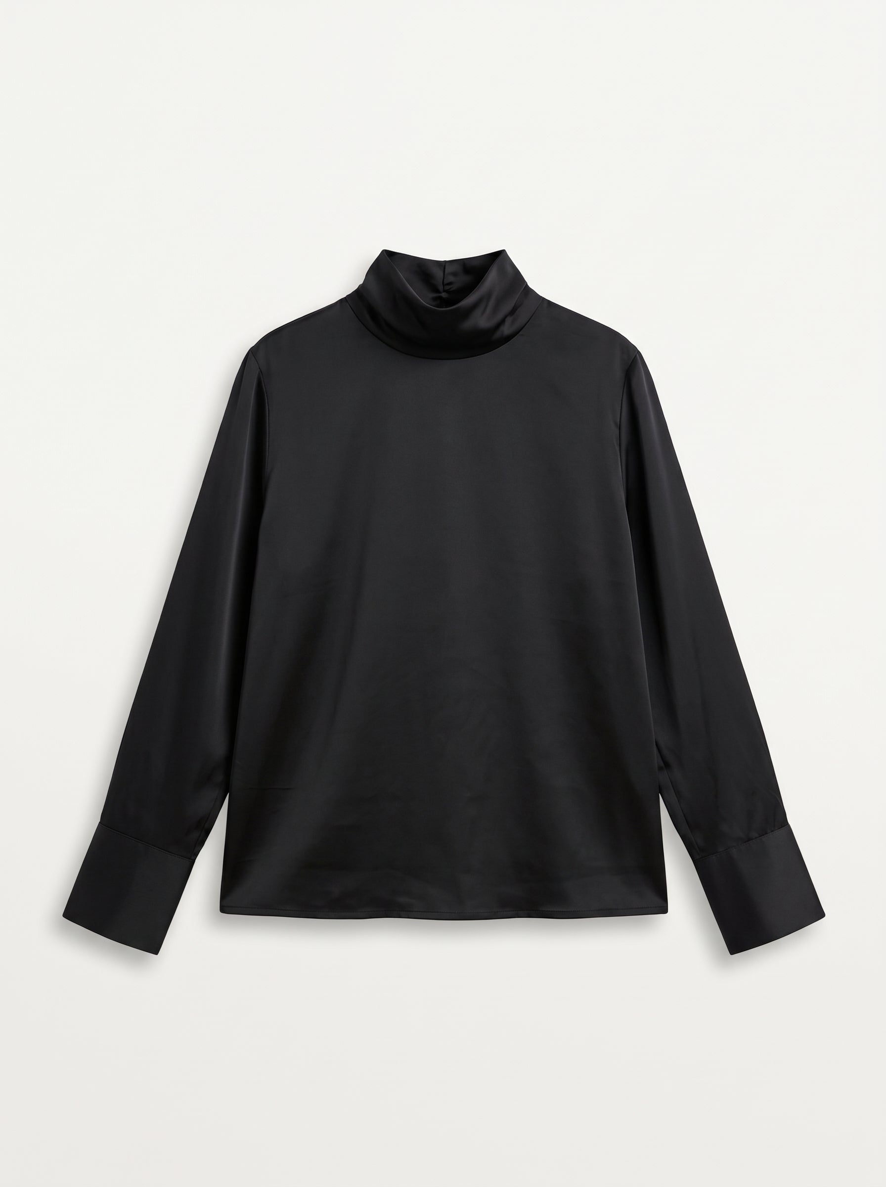 Maglia Collo Alto in Raso