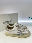 Moa sneakers fulmine glitter argento