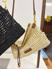 Gianni Chiarini POCHETTE NEFELI rafia intrecciata