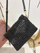 Gianni Chiarini POCHETTE NEFELI rafia intrecciata