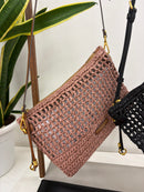 Gianni Chiarini POCHETTE NEFELI rafia intrecciata