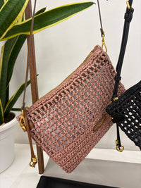 Gianni Chiarini POCHETTE NEFELI rafia intrecciata