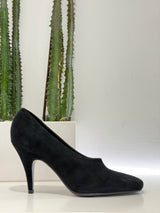 Elena Iachi décolleté nero suede