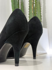 Elena Iachi décolleté nero suede