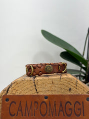 Campomaggi bracciale PALERMO cognac con anelli