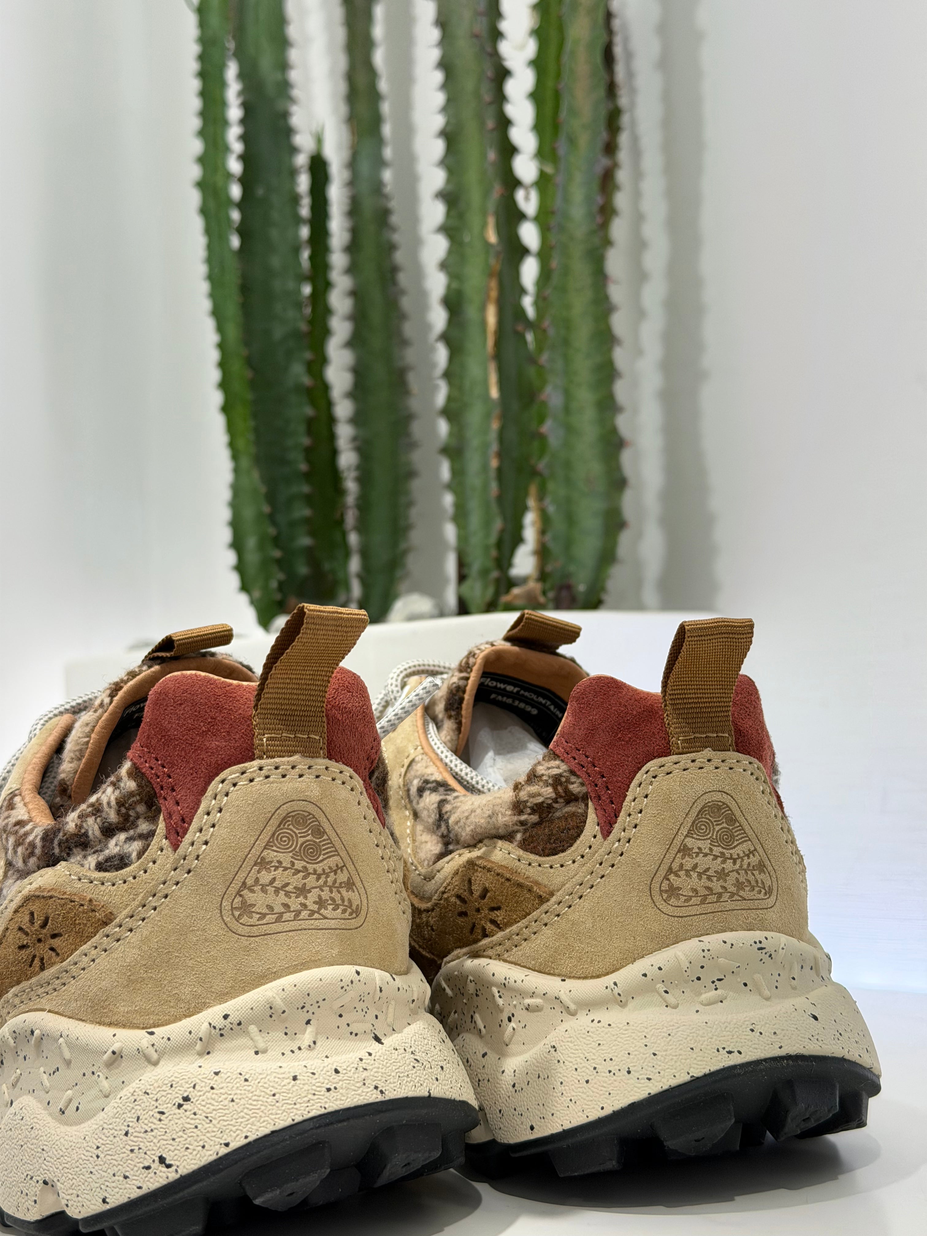 Flower Mountain sneakers YAMANO 3 light brown cream brown