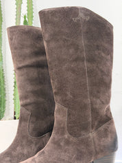 ASH sneakers FREEDOM texano suede moro