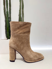 Marc Ellis stivaletto beige suede t. 100 cm