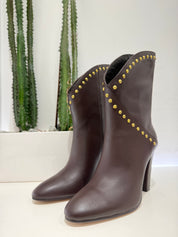 Marc Ellis stivaletto moro borchie oro t. 100 cm