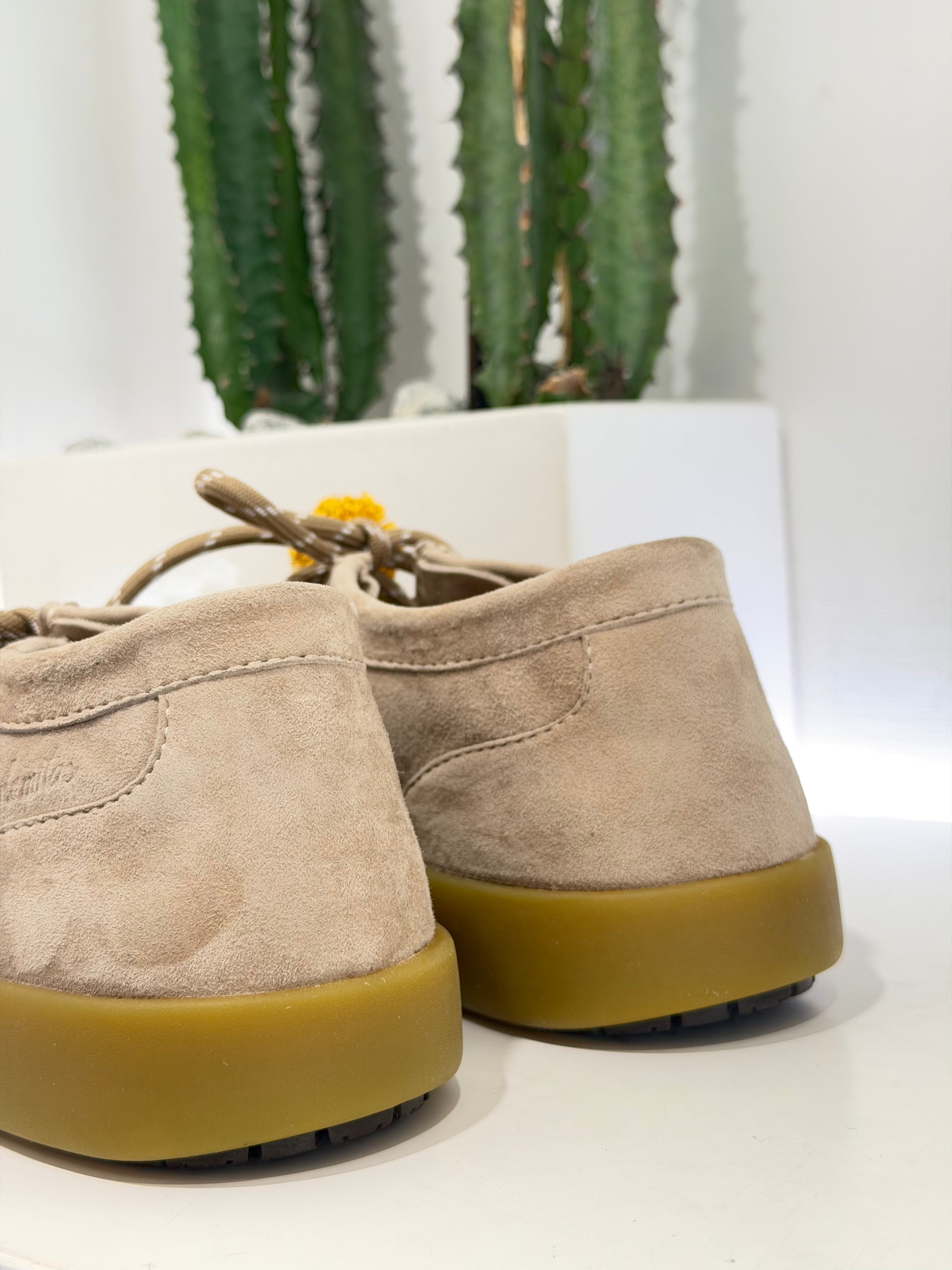 Palomitas lacci VASCHETTA suede beige