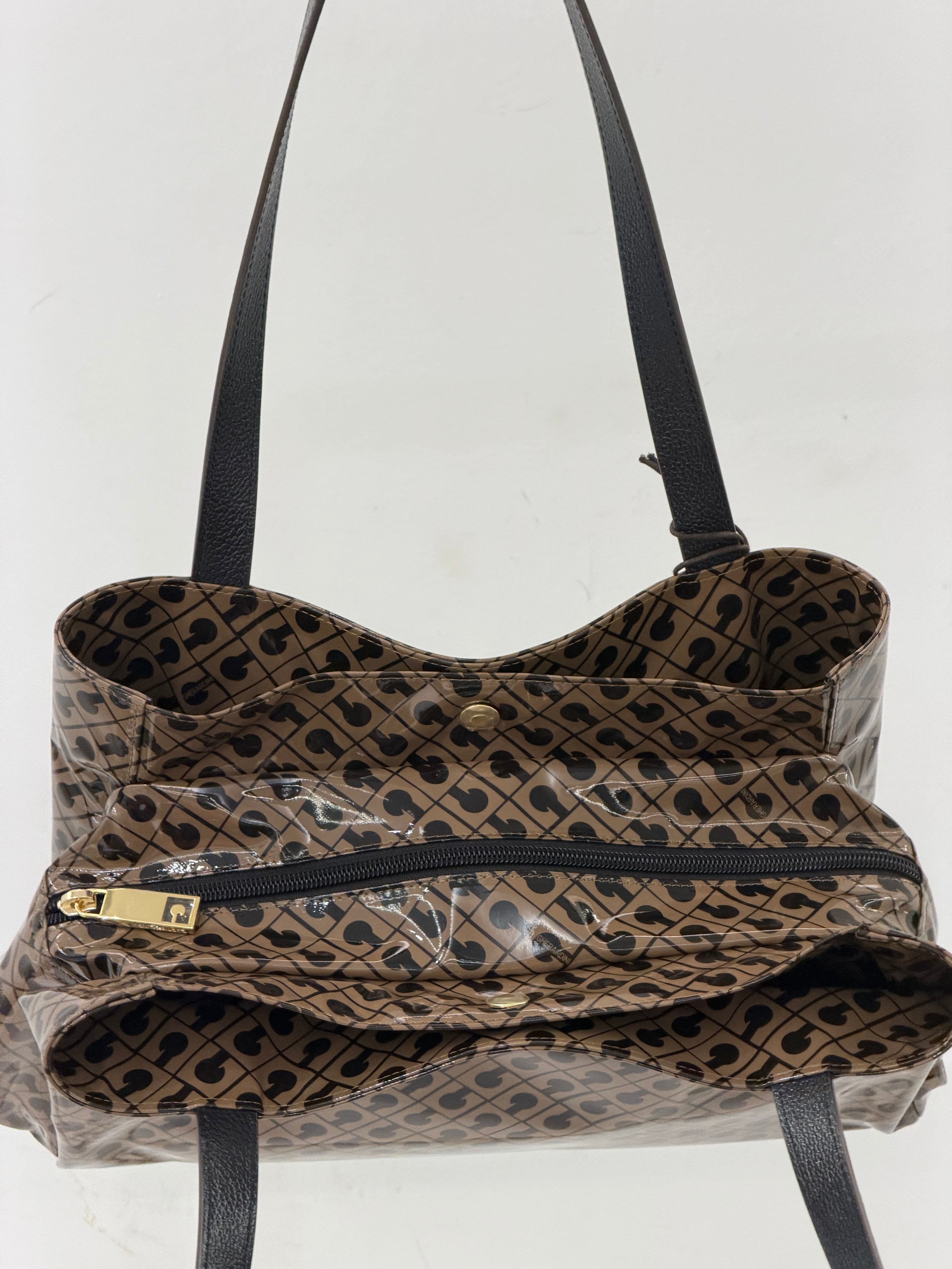 Gherardini borsa TOP HANDLE MEDIUM BAG GLOSSY TOFFEEE