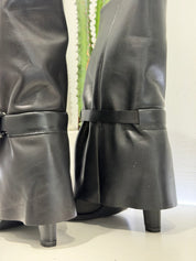 MIMMU Stivaletti Dettaglio Vintage in Pelle Charlize