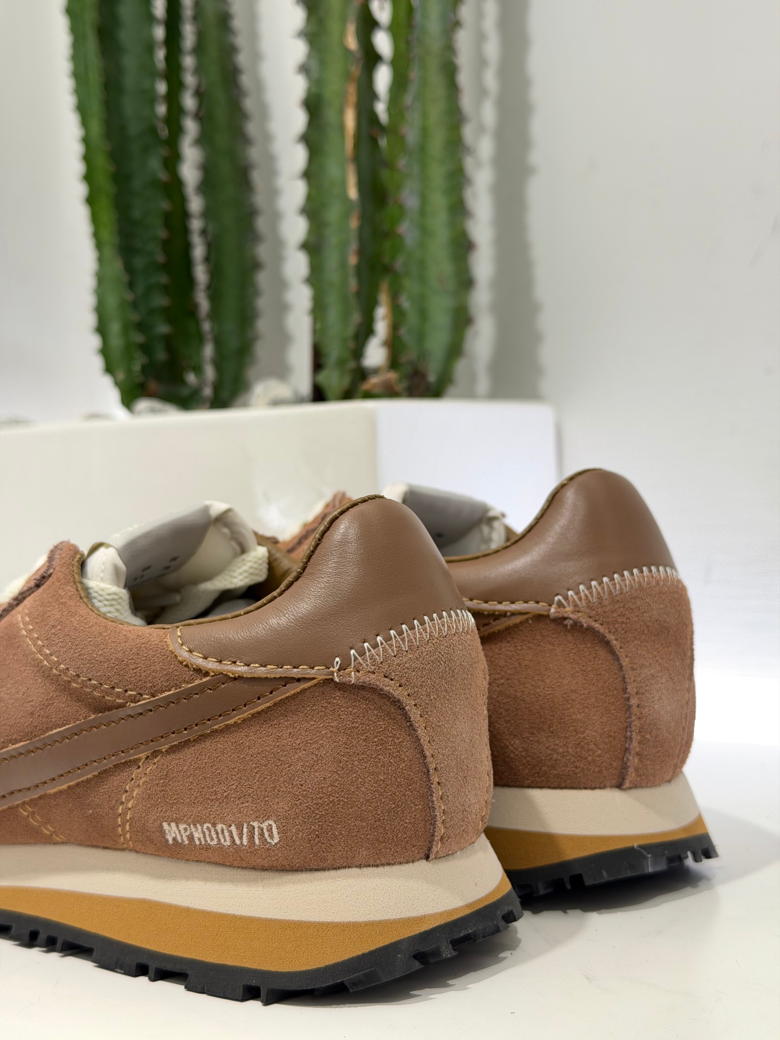 Moa sneaker flash antico rosa nude suede