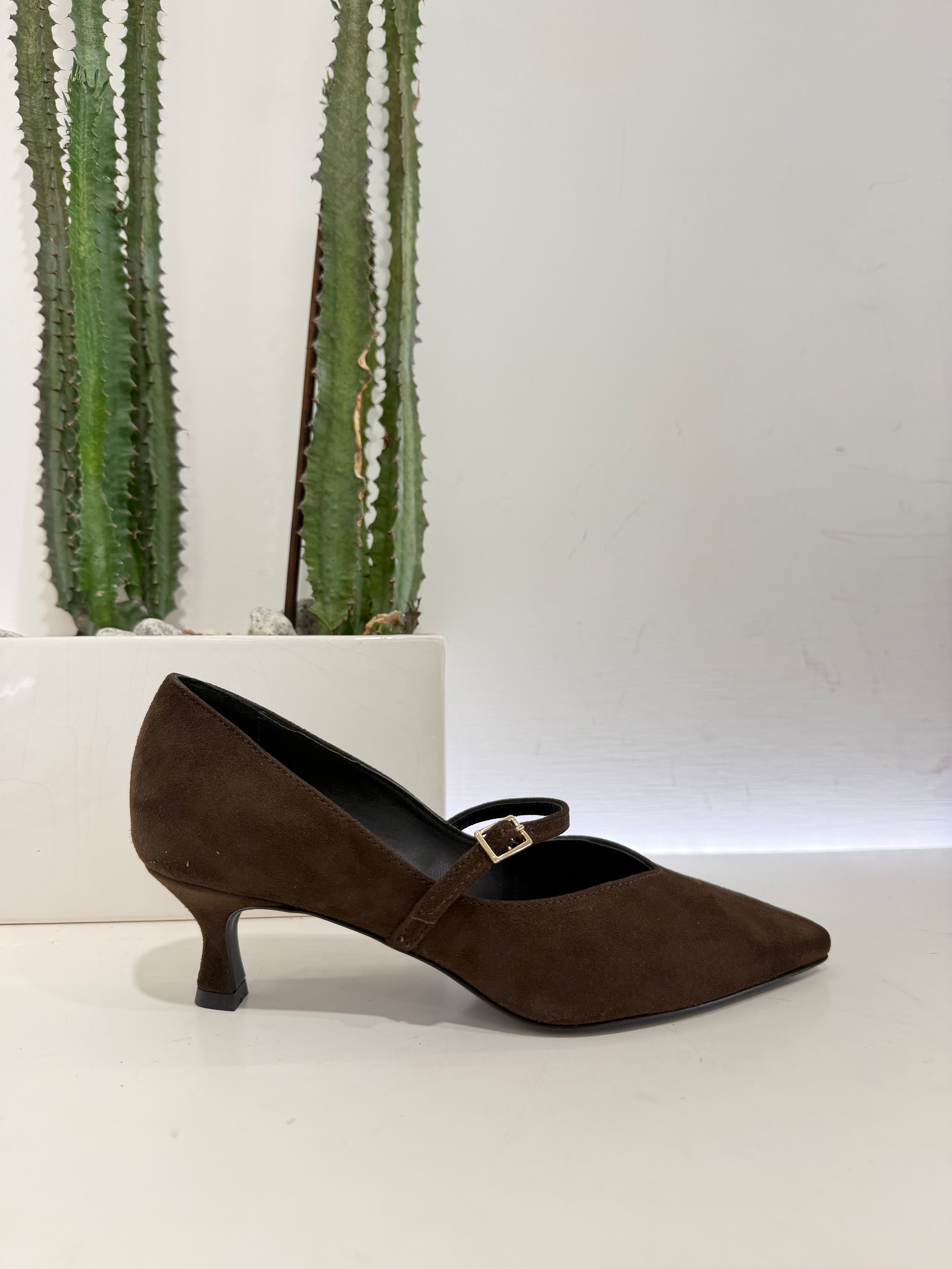 Scarpa cintini suede MORO t.50