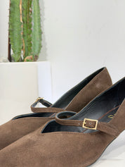 Scarpa cintini suede MORO t.50