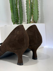 Scarpa cintini suede MORO t.50
